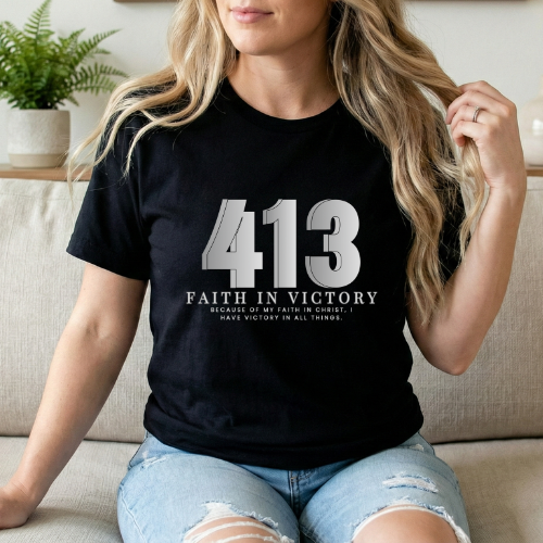 Faith In Victory Tee — Classic Bella Canvas Short Sleeve Shirt